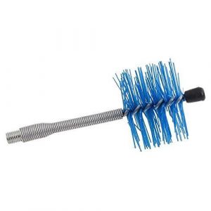 Saturnia 22020700 Brosse/h&eacute;risson de ramonage Nylon Axe flexible 80mm - Neuf