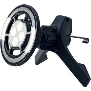 JGD-Support T&eacute;l&eacute;phone Voiture Magnetique pour Magsafe, Rotatif Porte Telephone Aimant&eacute; pour Grille d&iquest;a&eacute;ration Circulaire,Op&eacute;ration d'une Seule Main, pour iPhone 16/15 /14 et Series - Neuf