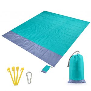 Couverture De Plage ImperméAble, Tapis De Pique-Nique Portable D'extéRieur, Matelas De Sol De Camping - Neuf