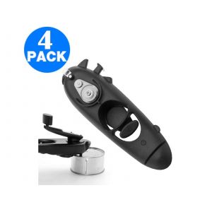 Lot de 4 ouvre-bocaux/bo&icirc;tes/bouteilles manuels 8 en 1 - Neuf