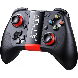 Manette De Jeu Sans Fil Multifonctionnelle, Manette Pc Sans Fil, Vibration À Double Moteur, Manette De Jeu Bluetooth Sans Fil, Peut Être Connectée Aux Téléphones Portables, Ordinateurs, Adaptée - Neuf