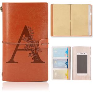 Cuir Vintage Journal Intime,Carnet De Voyage A5,Idee Cadeau de Noël Graduation Anniversaire Fête des Mères pour Femme,Maman,Fille,Soeur,Fils,Meilleure Amie,Maitresse D'École,Collègue(A) - Neuf