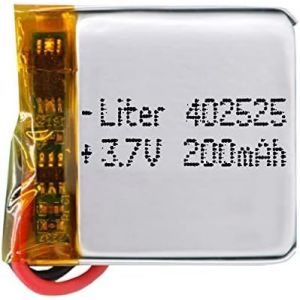 Mdy-Batterie 402525 Lipo 3.7v 200mah 0.74wh 1s 5c Liter Energy Battery Pour L'¿¿Lectronique Rechargeable T¿¿L¿¿Phone Portable Smartwatch Gps - Ne Convient Pas ¿¿ La Radiocommande 27x25x4mm (200mah|40 - Neuf