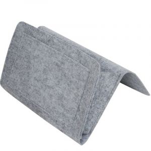 Sac De Rangement En Feutre (Gris Clair) Avec Poches Pour Lit, Canapé, Bureau, Téléphone-Générique - Neuf