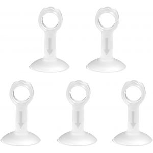 LETNERNY-5 Pièces Butee De Porte Avec Ventouse, Protection Poignee Porte, Butee De Porte Pvc Pour La Protection Des Murs Et Des Meubles - Neuf