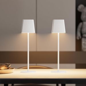 Lampe Table Rechargeable 240lm | Dimmable Lampe De Table Rechargeable Led | Couleur De Lumi&egrave;re Chaude | Ip54 Pour L'int&eacute;rieur Et L'ext&eacute;rieur | Avec 1m Chargement Usb-C (Gris Fonc&eacute;) - Neuf