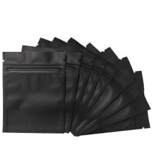 Sac 100 Smell Proof Bags - 3 X 4 Pouces Refermables Mylar Sacs En Aluminium Sac De Poche Flat Zipper Closure Bag - Neuf