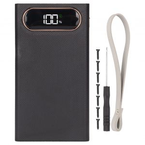 Boitier de rangement pour batterie L12 22,5 W 12 x 18650 sans soudure, ecran LCD, batterie externe portable a monter soi-meme - Neuf