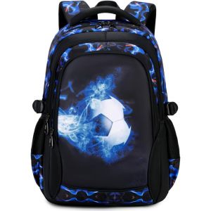 Sac À Dos Pour Garçons Sac D'école Sac À Dos Secondaire Sac À Dos Pour Adolescent Tudiant Durable Robuste Grand Sac À Livres Imperméable Pour Enfants - Neuf