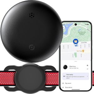 BMTTERQGWO-Tracker Bluetooth Android, compatible Google Find My Device, pile remplacable, cles, valise, sac, portefeuille (animaux) - Neuf