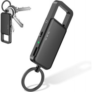 Enregistreur &Agrave; Commande Vocale Avec Lecture-Enregistreur Vocal One Click Avec Lecteur Mp3 Type-C Pour Conf&eacute;rences,Interviews,R&eacute;unions,Cours,Porte-Cl&eacute;s 64 Go - Neuf