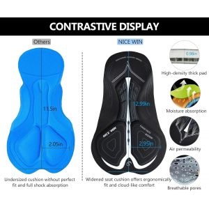 Sports Cuissard De Cyclisme Pour Homme V&eacute;lo Shorts De 4d Gel Rembourr&eacute; S&eacute;chage Rapid Pantalon Vtt Respirant Cycliste.[O63] - Neuf