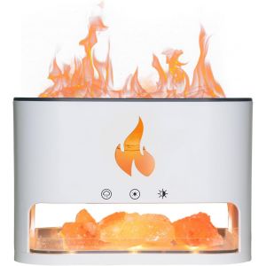 Jgd-Diffuseur D'huiles Essentielles Avec Lampe Himalayenne, 250ml, Humidificateur D'air Led Multicolore, Aromath&eacute;rapie - Neuf