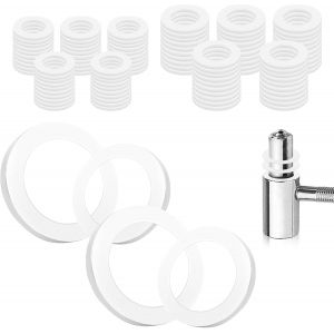 Lot de 100 rondelles en plastique pour charni&egrave;res de porte de chambre - 1 mm - 50 pi&egrave;ces et 25 pi&egrave;ces - Neuf