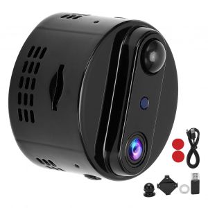 Mini camera de surveillance 160¡ã Wi-Fi 1080P HD, detection de mouvement, sans fil, longue duree de veille, pour la maison - Neuf