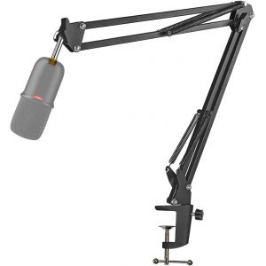 HyperX solocast Support Microphone R&eacute;glable-Pied Professionnel pour Microphone &agrave; Condensateur HyperX SoloCast par - Neuf