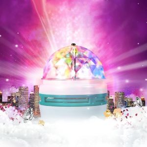 Tzf-Ampoule Led À Changement De Couleur Rotatif E27, Ampoule Disco Rvb À Lumière Stroboscopique Multicolore Pour Fête, Club, Bar, Scène - Neuf