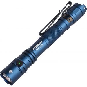 Lampe Torche Tactique Tac 2aa Edc Rechargeable &Agrave; Double Mode, Lampe Torche Led Ultra Puissante 1400 Lumens,Lampe Torche &Agrave; Double Interrupteur,Petite Lampe De Poche Super Lumineuse Pour Urgence - Neuf