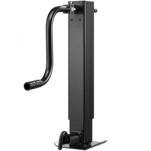 Cric de Remorque Carr&eacute; &agrave; Souder-Duoku-Capacit&eacute; de 5443 kg-Course de 330 mm avec Manivelle, Pied Ajustable - Neuf