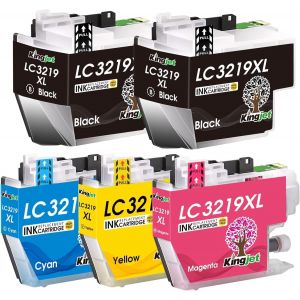 LC3219XL Cartouches d'encre pour Brother LC3217 LC3219XL Compatible pour Brother MFC-J5330DW MFC-J5335DW MFC-J6930DW MFC-J5730DW MFC-J6935DW MFC-J6530DW MFC-J5930DW,5 Pack - Neuf