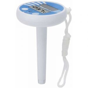 Termómetro Flotante Para Piscina - Indicador Digital De Temperatura Del Agua Con Energía Solar Azul Y Cuerda Para Piscinas Interiores Y Exteriores, Bañeras, Spas, Jacuzzis Y Acuarios. - Neuf