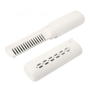 Mini Lisseur à Cheveux Rechargeable 3 TempéRatures RéGlables 2000 Mah Anti-BrûLure Type C Lisseur Sans Fil Pour Tous Les Types De Cheveux Kaki - Neuf