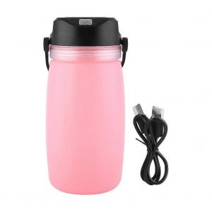 Bouteille D'eau Extérieure Portable Usb Charge Solaire Camping Lumière Randonnée Tasse Lumineuse (Rose) - Neuf