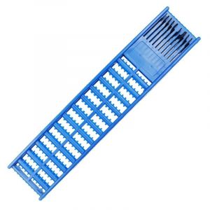 Planche D'enroulement De Plate-Forme En Plastique Grande Capacit&eacute; Solide Anti-D&eacute;formation Snelled Rig Holder Accessoire De P&ecirc;che -Bleu L - Neuf