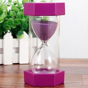(5 minutes - Violet) Sablier Sablier Minuteur 5/10/15/20/30 min - Neuf