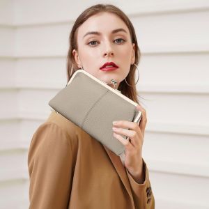 Porte-Monnaie En Cuir Kiss Lock,Kiss Lock Change Purse,Portefeuille Porte-Monnaie Avec Fermoir | Porte-Monnaie Vintage En Cuir Pu Avec Fente Pour Carte De Crédit Pour - Neuf