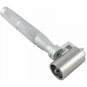 Rouleau Pression Rouleau de Pression Inoxydable 40mm 6.77 pouces Rouleau a Pression Rouleau Pression avec Antidérapant Alliage D'aluminium pour Poignée Décoration de La Maison Papier Peint Outil - Neuf