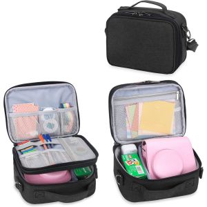 Sac Compatible avec Instax Mini 9/8/11,&Eacute;tui de Voyage Compatible avec Instax Mini 9/8/11 pour Transporter de la Appareils Photo instantan&eacute;s et Cam&eacute;ra Accessories,Noir - Neuf