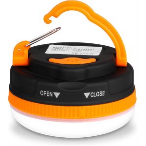 Camping Lantern,5 Modes Camping Tent Lamp,Portable Sos Light Led Camping Lamp With Hook Ip43 Waterproof For Outdoor,Hiking,Fishing,Power Cuts (1 Piece,Batteries Not Included).[H13] - Neuf