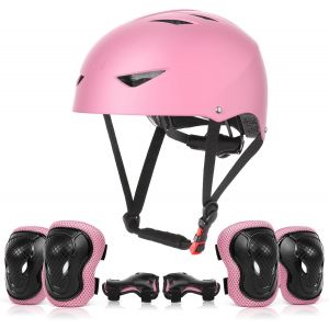 Subzonal-Sets De Protection Enfant Casque Vélo Réglable Coudières Genouillère Protège-Poignets Protections Rollers Velo Skateboard Rollers Skate - Neuf