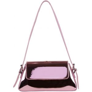 SJZG-Pochette M&eacute;tallique Pour Femme, Sac De Soir&eacute;e, Sac &Agrave; Main Argent&eacute; Y2K Scintillant Hobo Sac &Agrave; Bandouli&egrave;re Sac &Agrave; Bandouli&egrave;re Fourre-Tout Sacs &Agrave; Main - Neuf