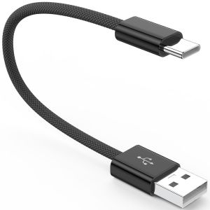 JGD-C&acirc;ble USB C pour iPhone 16 Pro 5G, Car-play c&acirc;ble de charge en nylon type C 0,3-m adaptateur 18 W,c&acirc;ble de donn&eacute;es pour iPhone 15 Pro Max 16 Plus Galaxy A55 A35 A34 A54 A33 A53 Samsung S24 S23 Pi - Neuf