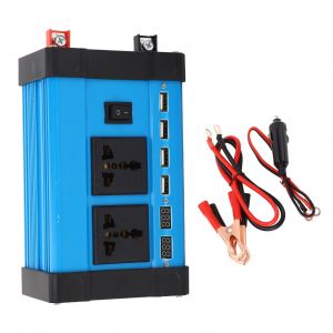XYONG Onduleur 500 W DC12 V vers AC220 V, onduleur sinusoidal modifie, double ecran LCD, 4 ports USB 4,2 A - Neuf