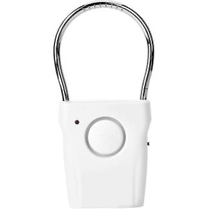 Alarme de poignée de porte Alarme de porte de voyage avec alarme sonore 120db,alarme d'entrée de porte Alarme de détection de poignée de porte Alerte anti-effraction pour bureau de sécurité à domicile - Neuf