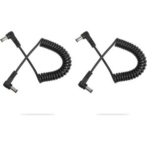 DC Power Extension DC 5.5mm x 2.5mm 90 degrés mâle à mâle câble Adaptateur Secteur à Angle Droit dc5525 pour Bande Lihgt,caméra de sécurité CCTV,Moniteur etc(2 PCS) - Neuf