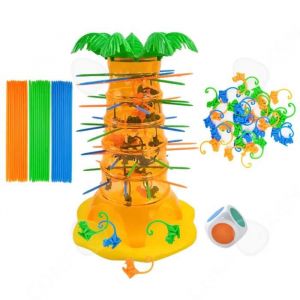 C Jouets pour enfants 18x18x27cm jouets pour grimper aux arbres en forme de singe jouets &eacute;ducatifs jeux de soci&eacute;t&eacute; singe amusant - Neuf