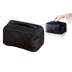 Grande trousse de toilette de voyage - Noire - Neuf