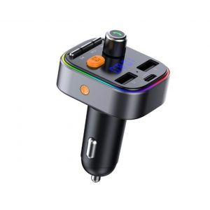 Lecteur Mp3 Bluetooth Pour Voiture Avec Transmission Fm Et Charge Rapide - Neuf