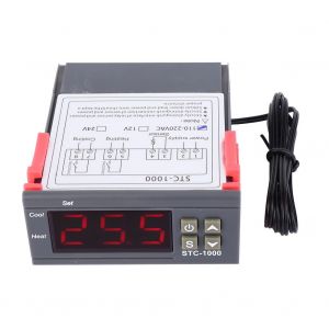 Thermostat numerique a double sortie relais avec CTN (110 V - 220 V CA) STC-1000 - Neuf