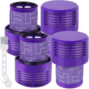 Lot De 4 Filtres De Remplacement Pour Dyson V10 Cyclone Series Sv12 V10 Absolute Animal Total Clean Motorhead Filtres De Rechange Réutilisable Dy-969082-01[SSE7113666] - Neuf