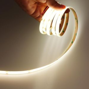 6m Ruban Led Cob 24v 4000k Blanc Naturel Int&eacute;rieur 320leds/M, Cri 93+ Sans Point 8mm Autocollante Recoupable Bande Led Pour Chambre, Armoires, Camion (Sans Alimentation) - Neuf