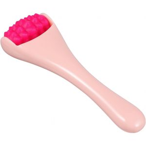 Sjzg-1pi&egrave;ce Roller De Massage Pour Yeux Dispositif De Beaut&eacute; Pour Soin Peau Outil De Massage Facial Avec Silicone Rose Et Rouge Pour Et Diminuer Rides - Neuf