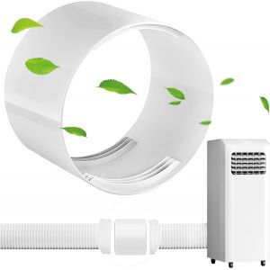 Adaptateur de tuyau d'évacuation d'air pour climatisation 150 mm : matériau PVC, tuyau universel, installation facile, 1 pièce - Neuf