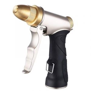 Pistolet tuyau d'arrosage buse laiton à jet de la buse à haute pression pour le lavage de voiture et les animaux, l'irrigation des pelouses, des jardins et des trottoirs. - Neuf