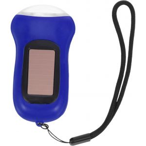 Lampe De Poche Solaire &Agrave; Lampe De Secours Rechargeable Portable Pour Camping Randonn&eacute;e Urgences Haute Intensit&eacute; Conception Compacte - Neuf