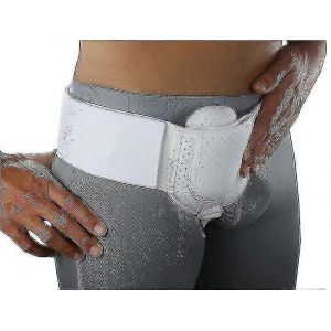 Ceinture De Soutien Pour Hernie Inguinale Chez L'homme, C&ocirc;t&eacute; Gauche Ou Droit, Post-Op&eacute;ratoire, Blanche - Neuf